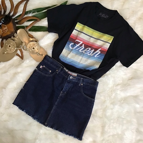 Hydraulic Jeans Denim Distressed Hemline S… - Picture 2 of 8